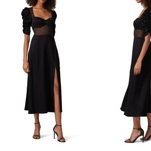 NWT Allen Schwartz Joanna Satin dress